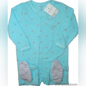 Little Girls Warm Pajamas Sleeper Footed Microfleece Blanket PJ Sleepwear 3T